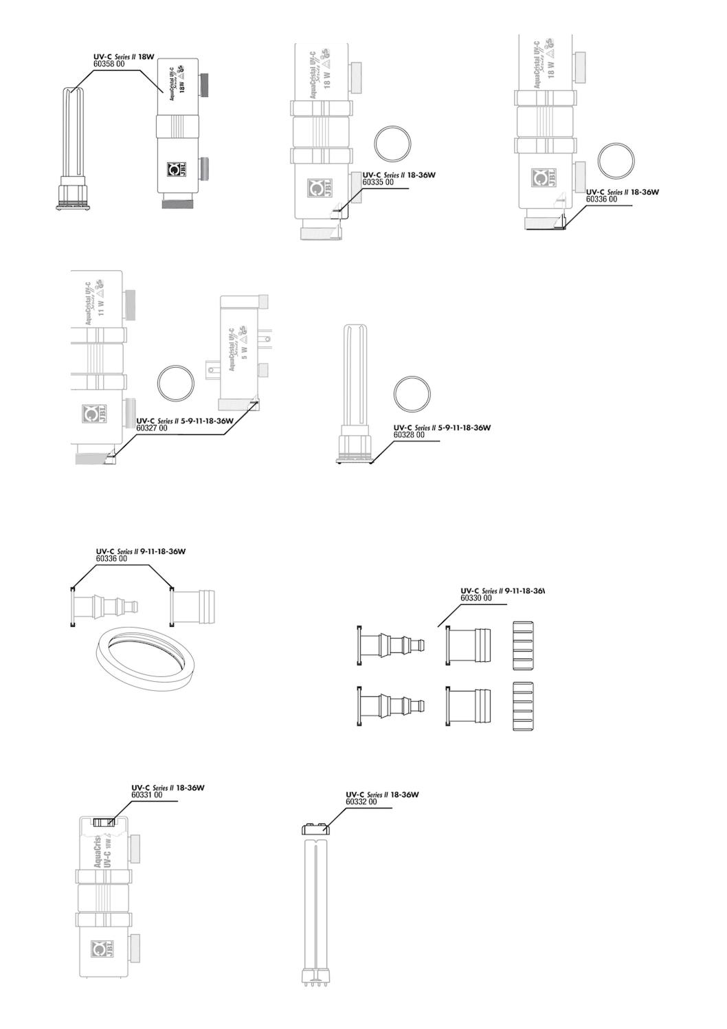 AquaCristal UV-C 18W/UV-C 18W II