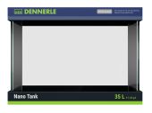 Dennerle Nano Tank - 55 l valge klaas