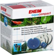 Eheim filtripadi (2xsin ja 3xvalge) aquacompact