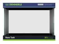 Dennerle Nano Tank - 55 l white glass