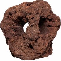 Lava rock red with 3 holes pc